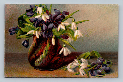 Relief on No. MISS in St. Ansgar, Iowa vintage postcard