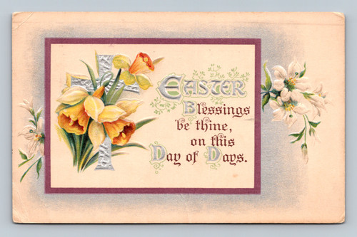 Blessings be thine on this Day of Days postcard MAUGH CHUNK AF GARD