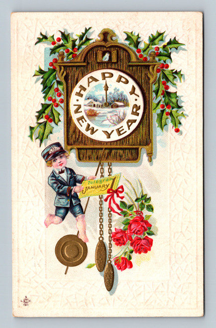 Vintage postcard from Ardu Iowa Series 218 C with U.S. postage stamp