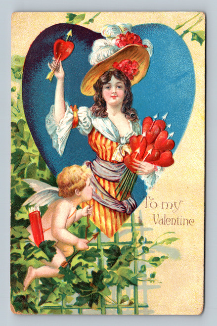 Early 20th century German postcard with undivided back