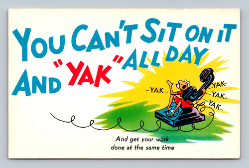 Humorous text postcard by Tichnor Bros., Boston