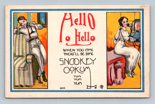 Antique postcard with no clear subject or location