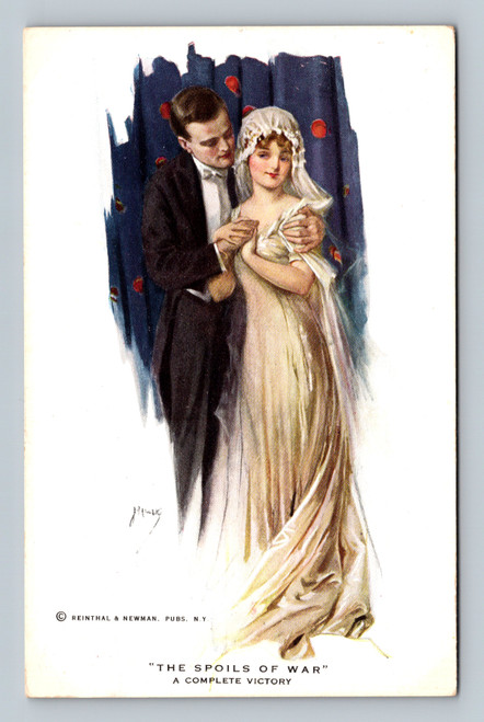 THE SPOILS OF WAR A COMPLETE VICTORY patriotic postcard by Reinthal & Newman