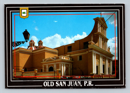 Metropolitan Cathedral Basilica Minor in Old San Juan Puerto Rico postcard