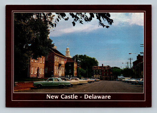 Old State House New Castle Delaware historic building postcard