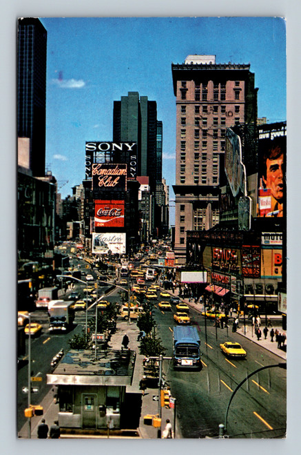 Times Square New York City crossroads of the world postcard