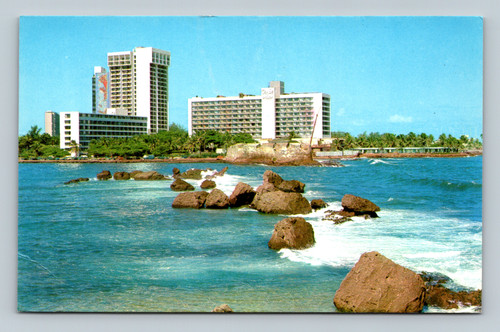 The world famous Caribe Hilton Hotel in San Juan, Puerto Rico