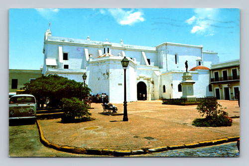 Iglesia San Jose en el Viejo San Juan Puerto Rico postcard
