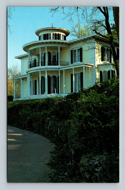 Hillforest Historic River Valley Mansion in Aurora Indiana postcard