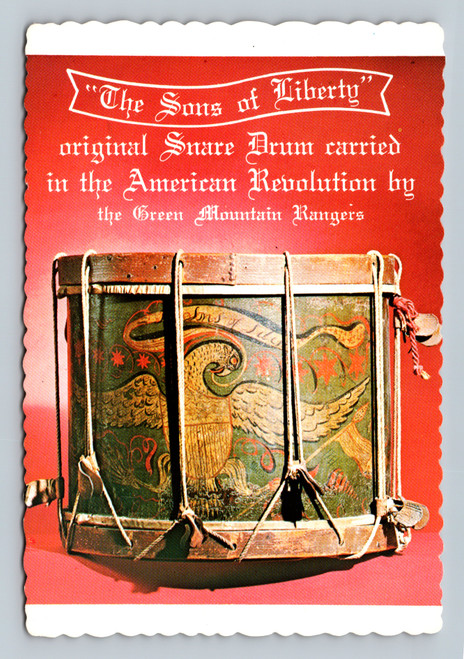 Snare Drum carried by Green Mountain Rangers at Fort Ticonderoga New York