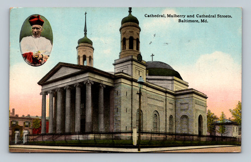 James Cardinal Gibbons Cathedral at Mulberry and Cathedral Streets Baltimore