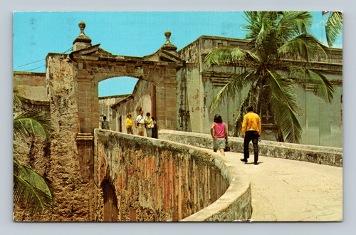 Entrance to the old San Cristobal Span fort in San Juan Puerto Rico