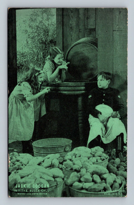 Jackie Coogan in The Bugle Call MGM Arcade Card