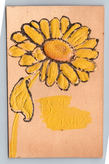 Unknown subject vintage postcard