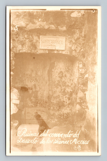Ruins of the convent at Desierto de los Leones Mexico
