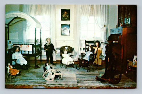 Playtime in the Children's Room at Warren County Historical Society Lebanon Ohio postcard