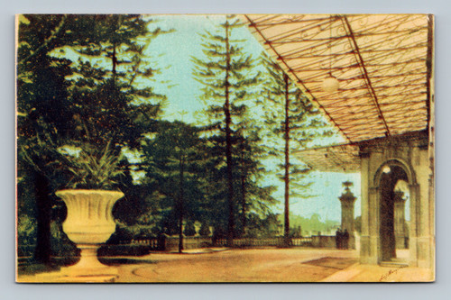 Castillo de Chapultepec Mexico City historic castle vintage postcard