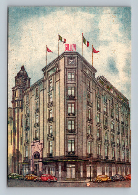 neoclassical Hotel Gillow illustration