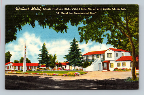 Willard Motel on Shasta Highway 1 mile north of Chico city limits