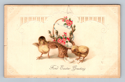 Fond Caster Greeting postcard from Portsmouth USA
