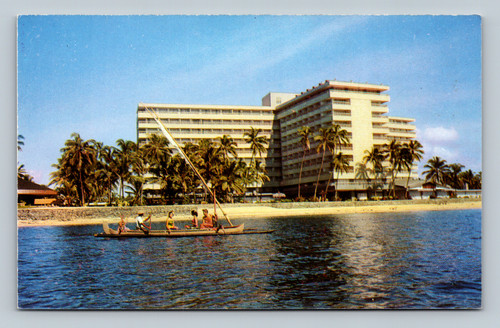 Hotel Beach at Intercontinental Hotel Sanur Bali Indonesia postcard