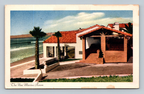 The New Marine Room La Jolla California postcard by Hester & Smith