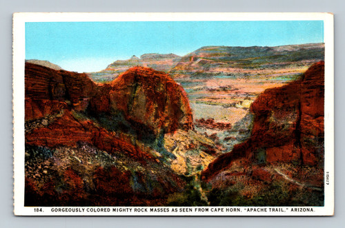 Mighty rock masses from Cape Horn, Apache Trail, Arizona