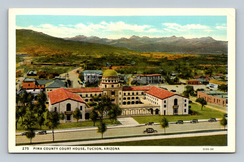 Pima County Court House Tucson Arizona postcard