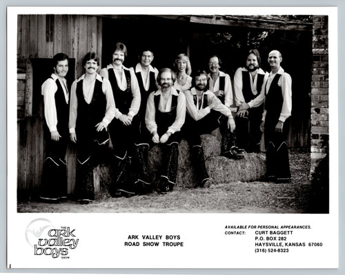 Ark Valley Boys Road Show Troupe promotional group photograph Haysville Kansas