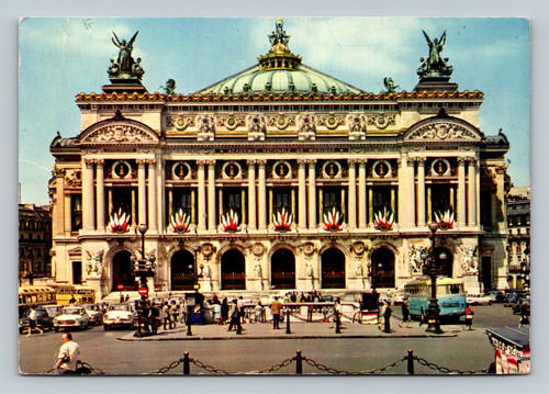 Postcard of Académie Nationale de Musique at L'Opéra, Paris