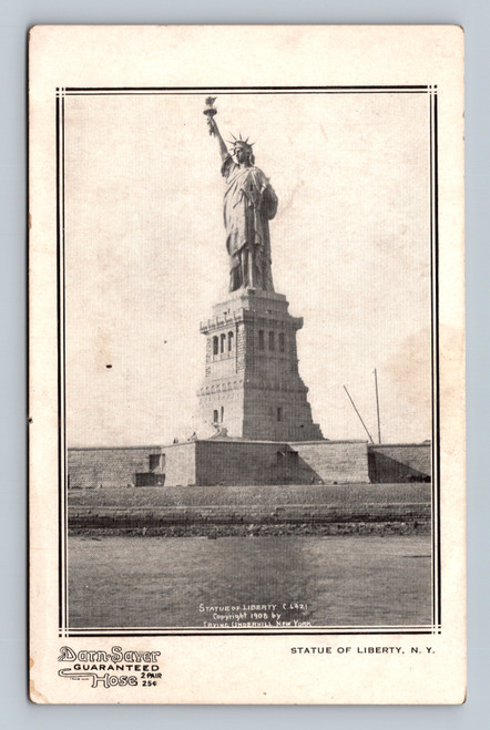 Vintage postcard of Statue of Liberty New York by Darn.?aver