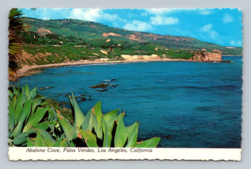 Spectacular view of Abalone Cove along the southern California coastline in Palos Verdes