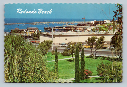 The dark blue Pacific Ocean at Redondo Beach California beach