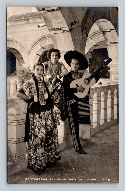 Cantadoras del Bajio Mexico postcard by Osuna