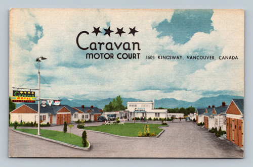 Caravan Motel with radiant heat and modern amenities at 3605 Kingsway Vancouver Canada