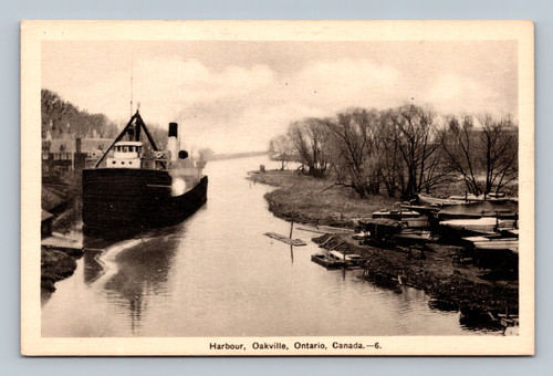 Harbour in Oakville Ontario Canada postcard by Photogelatine Engraving Co Ltd