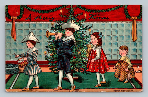 Unknown subject postcard from Kinas published by F. Sander K.Y.