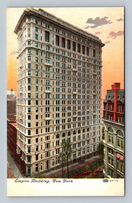 Empire Building New York City postcard by HRN