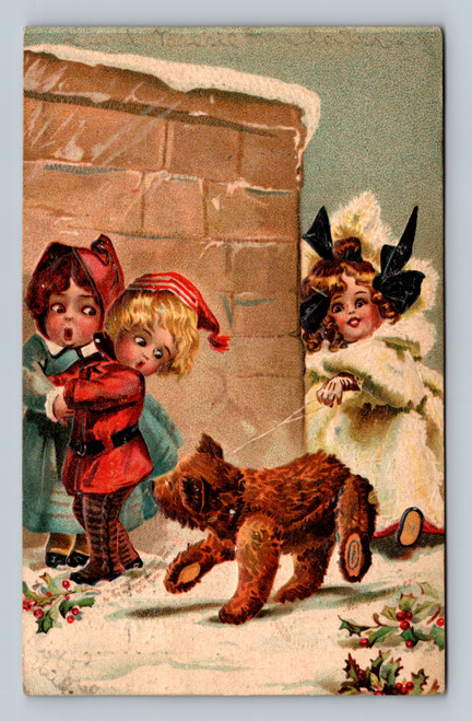 Mt. Pulaski scene postcard by International Art Publishing Co.