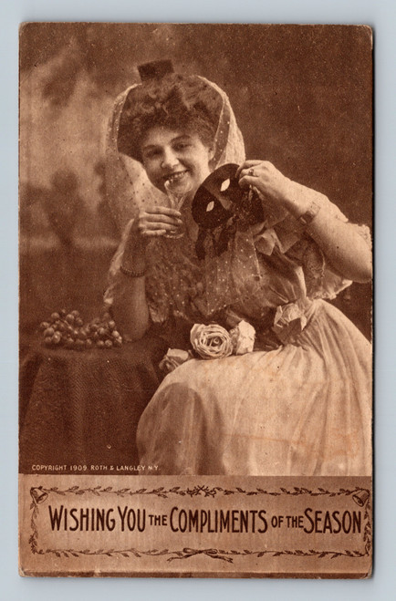 Seasonal greeting postcard postmarked May 9 1911 in TON Missouri