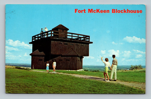 Fort McKeen Blockhouse historic site in Mandan North Dakota