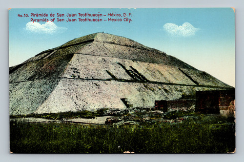 Pyramids of San Juan Teotihuacan Mexico City postcard