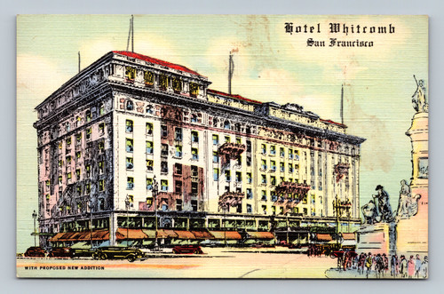 Hotel Whitcomb San Francisco with proposed new addition at Civic Center