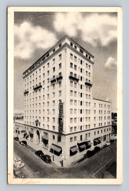 Pioneer Hotel building in Tucson Arizona vintage postcard