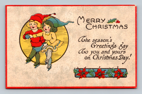 Christmas greetings postcard postmarked San Benito 1915