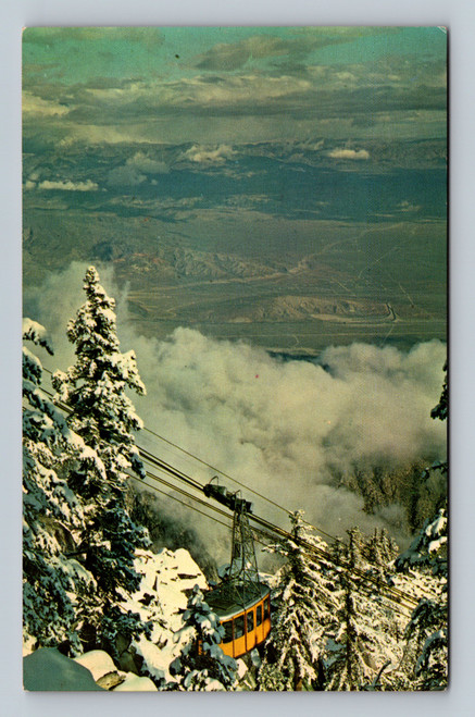 Aerial tramway in Palm Springs with views of the valley and Salton Sea