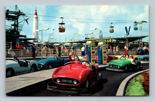 The Freeway of the Future ride in Disneyland's Tomorrowland, Anaheim, California