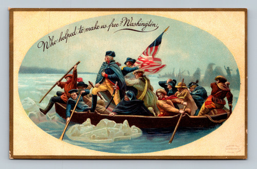Washington city scene postcard printed in Germany Nº 51646