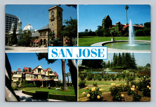 Museum of Art and Morris Dailey Auditorium at San Jose State University postcard