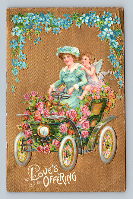 LOVE'S OFFERING postcard from Jeholille Germany 1930